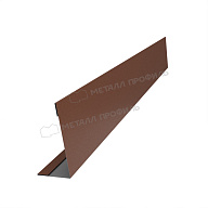 Планка угла усиливающая для забора 40х20 х 3000 (VALORI-20-Brown-0.5)