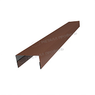 Планка крышки забора 60мм 35х65 х 2500 (VALORI-20-Brown-0.5)