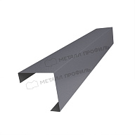 Планка угла декоративная на столб 60мм 62х62 х 2500 (VALORI-20-Grey-0.5)